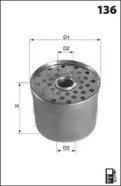 LUCAS FILTERS lfde103 -  Топливный фильтр